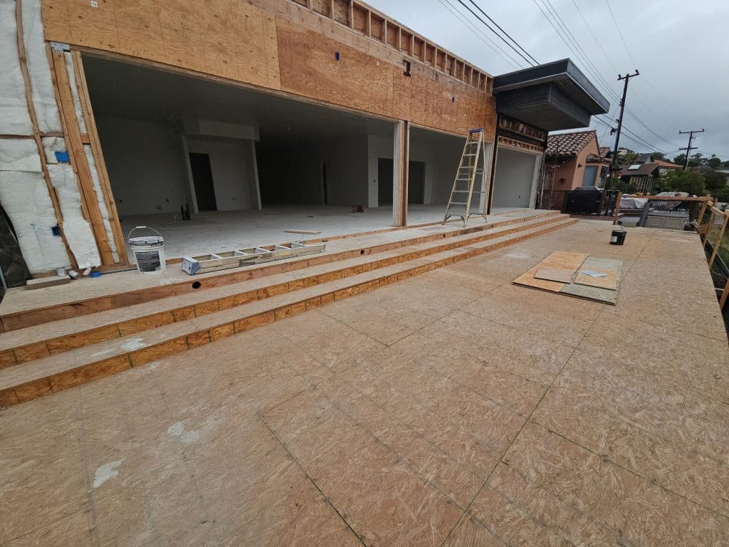 new deck construction