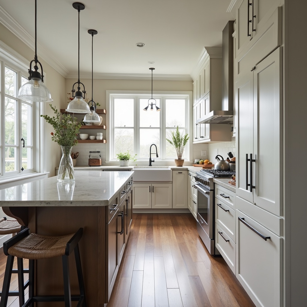 nice upscale home kitchen remodel, no peopel