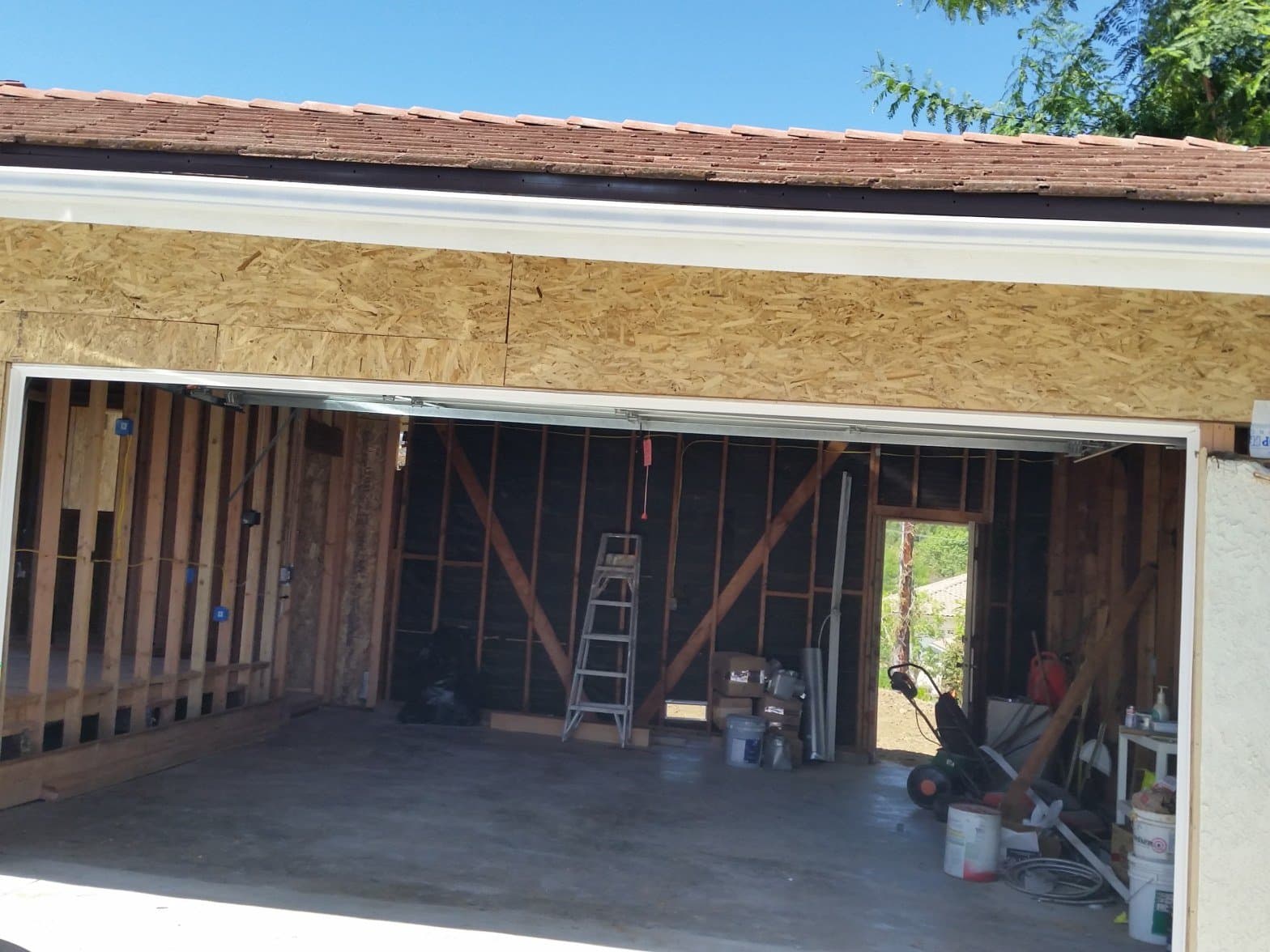 New construction framing and structural work in Los Angeles