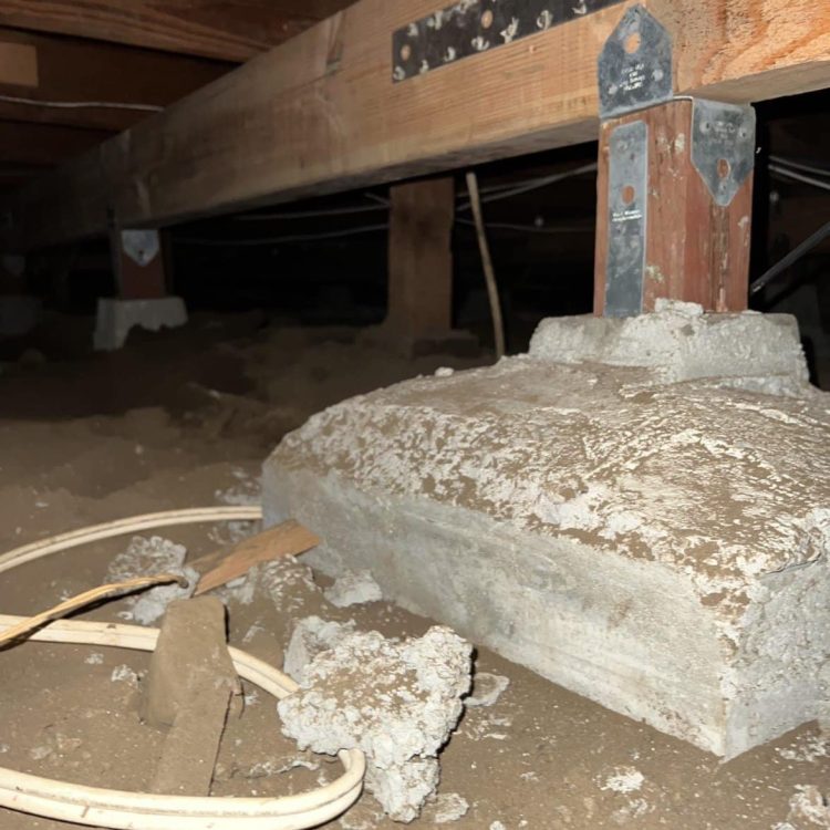 Pier and beam foundation repair in Los Angeles