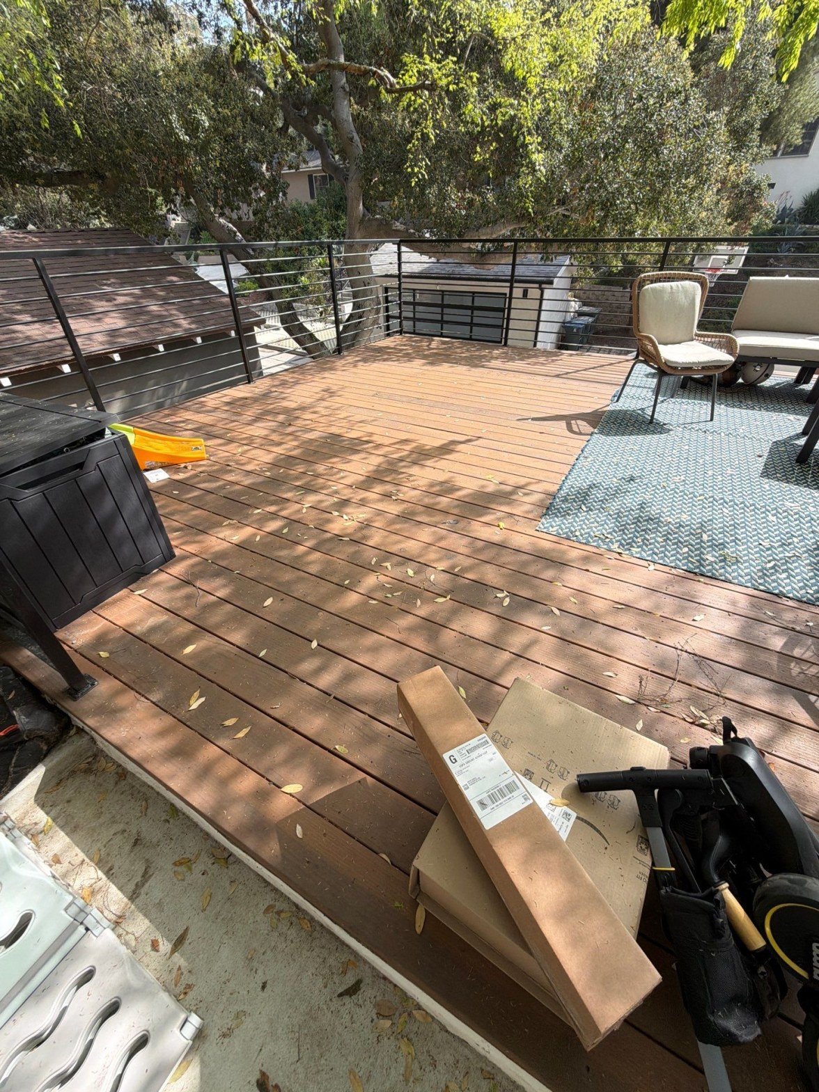 Roof replacement work in progress in Los Angeles