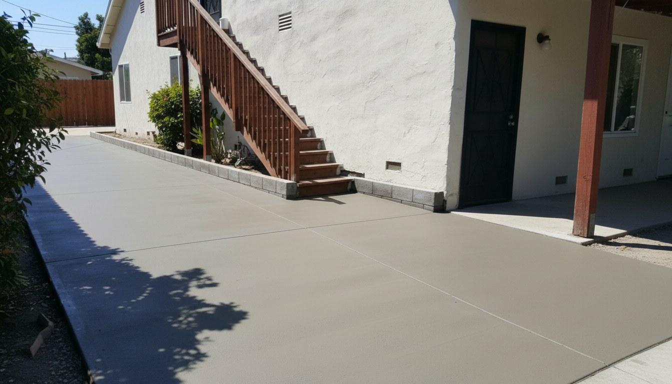 Completed foundation repair work at Hollywood Contractor Corp