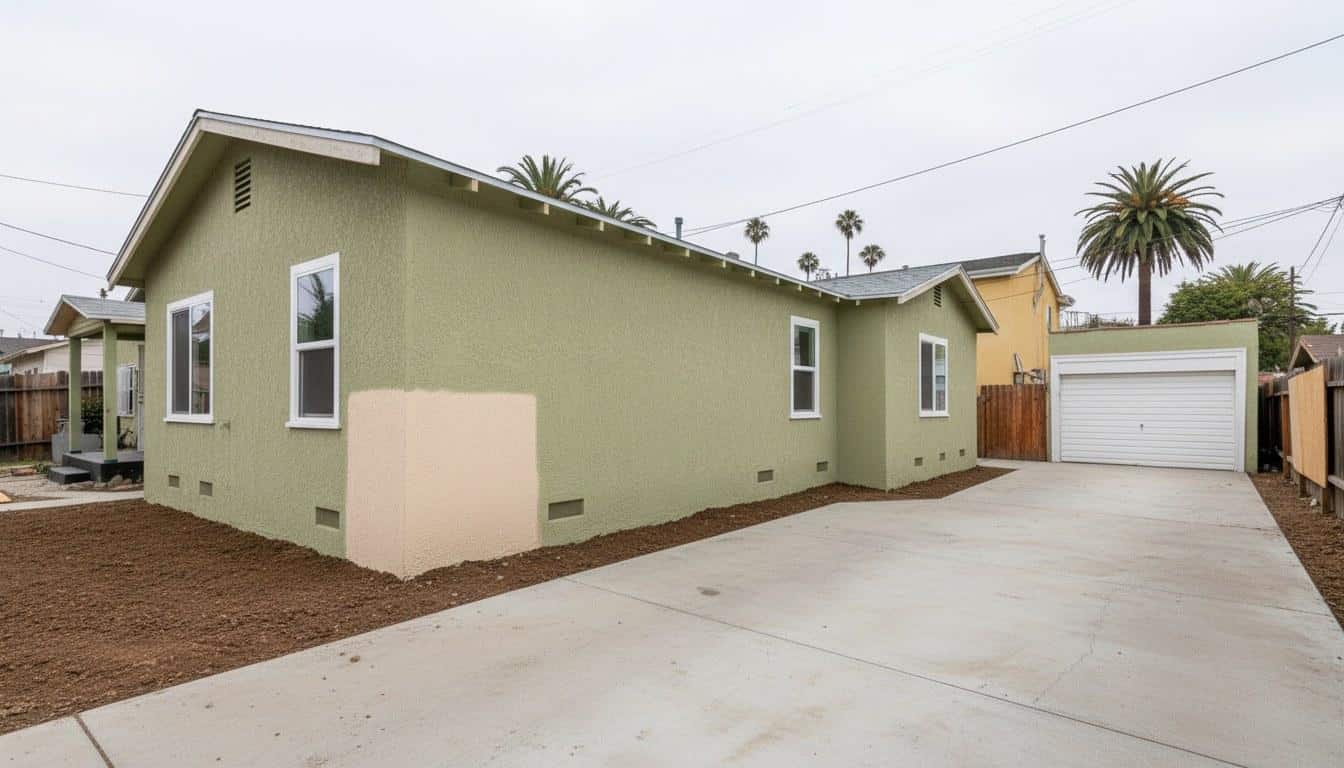 Completed foundation repair work at Hollywood Contractor Corp