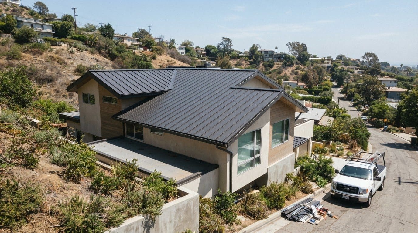 Roofing Hollywood's Hillside and Canyon Homes — Hollywood — Hollywood Contractor Corp Roofing Hollywood's Hillside and Canyon Homes — Hollywood — Hollywood Contractor Corp