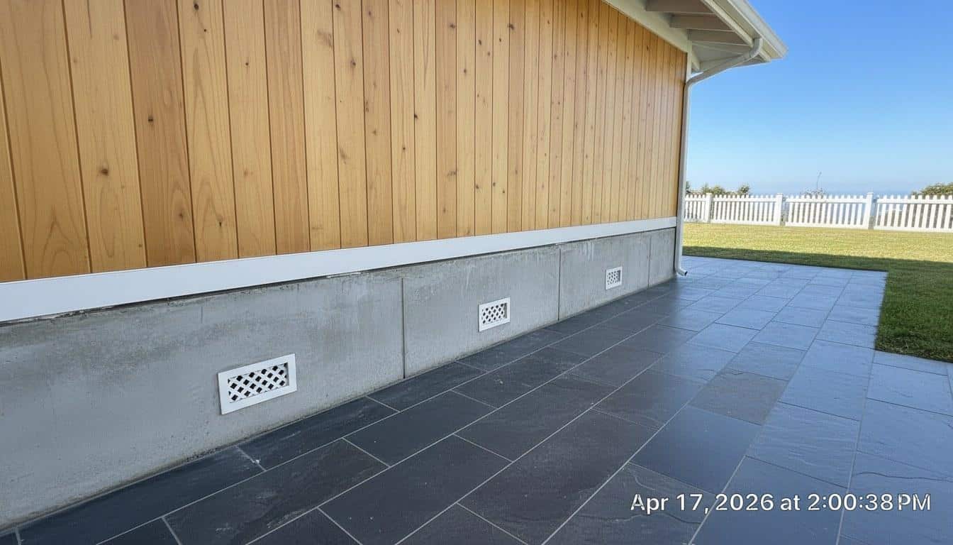 Completed foundation repair work at Hollywood Contractor Corp