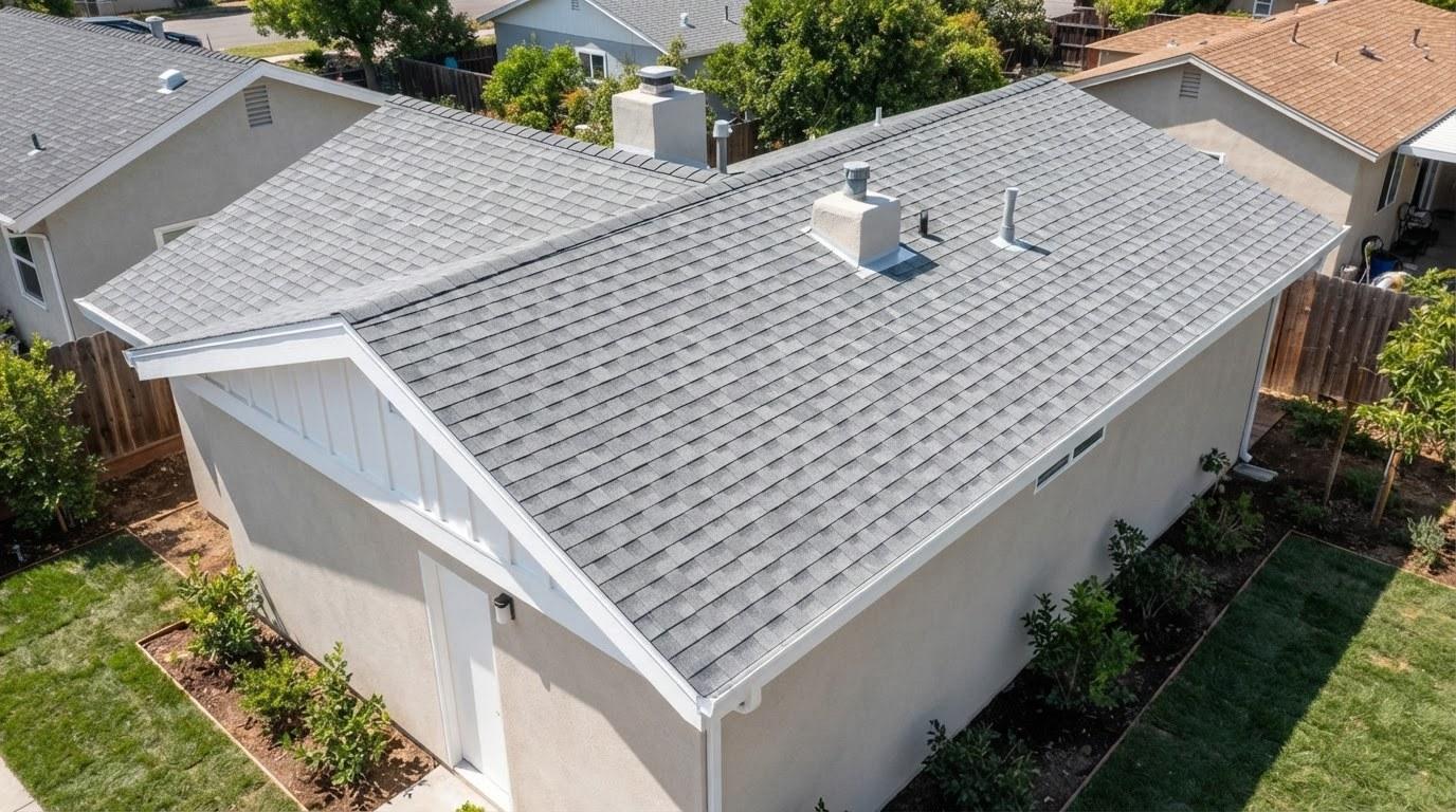 Completed roof installation and replacement work at Hollywood Contractor Corp