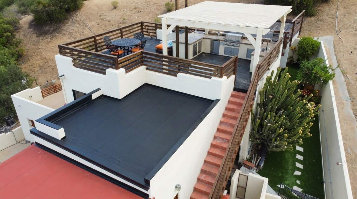 Completed roof installation and replacement work at Hollywood Contractor Corp